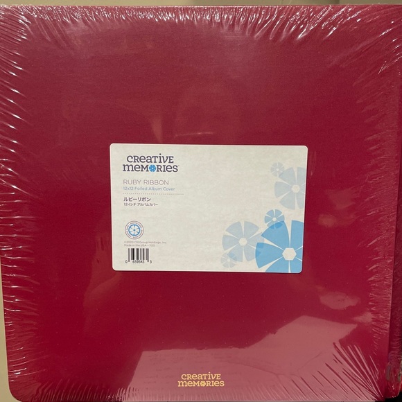 Creative Memories Ruby Ribbon 12x12 Foiled Alum Cover Brand New - Picture 5 of 8